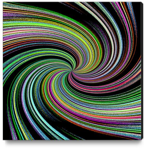 Abstract Colorful Twirl Canvas Print by Divotomezove
