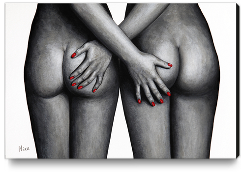 Nude Canvas Print by Nika_Akin
