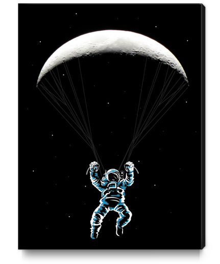 The Paratrooper Canvas Print by dEMOnyo