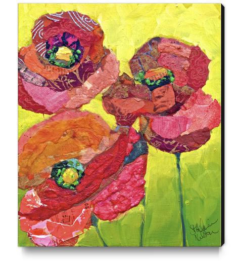 Red Poppies Canvas Print by Elizabeth St. Hilaire