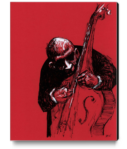 red bass Canvas Print by Aaron Morgan