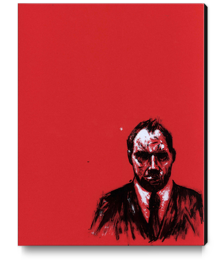 Red Man 1 Canvas Print by Aaron Morgan