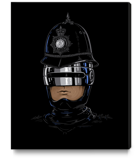 Royal Cop Canvas Print by Enkel Dika