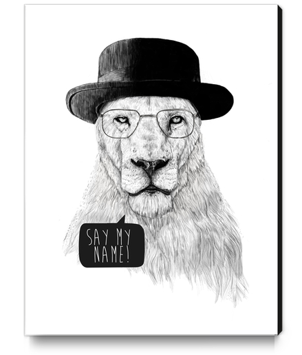 Say my name Canvas Print by Balazs Solti