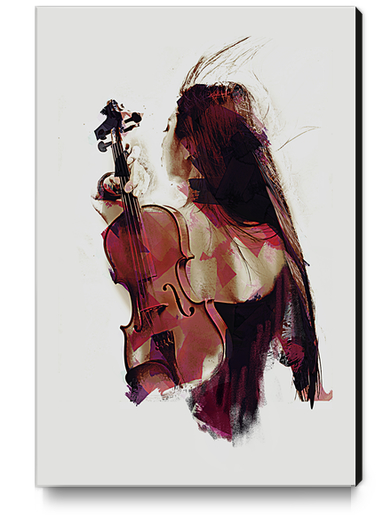 Violin Canvas Print by Galen Valle