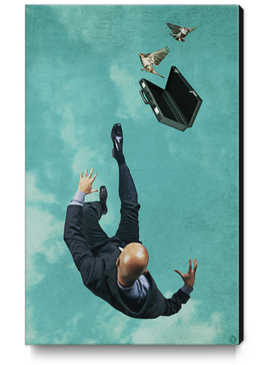 The salesman Canvas Print by Seamless