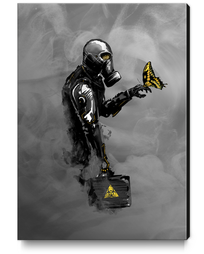 toxic future Canvas Print by martinskowsky