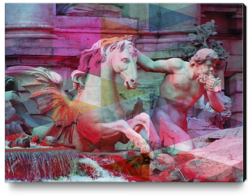 Trevi Fountain Canvas Print by Vic Storia