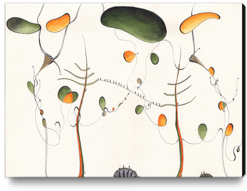 Vegetal Canvas Print by Kapoudjian