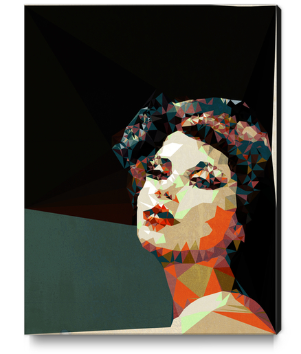 20's face Canvas Print by Vic Storia