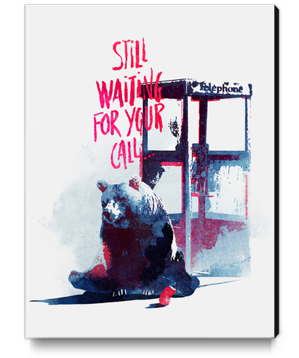 Still waiting for your call Canvas Print by Robert Farkas