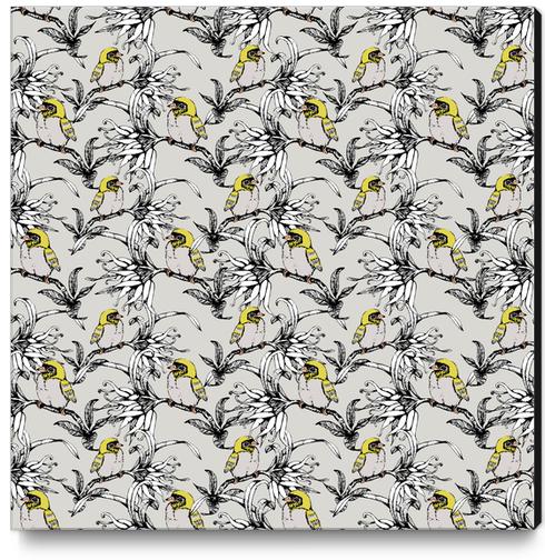 Pattern birds Canvas Print by mmartabc