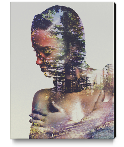 Wilderness Heart 2 Canvas Print by Andreas Lie