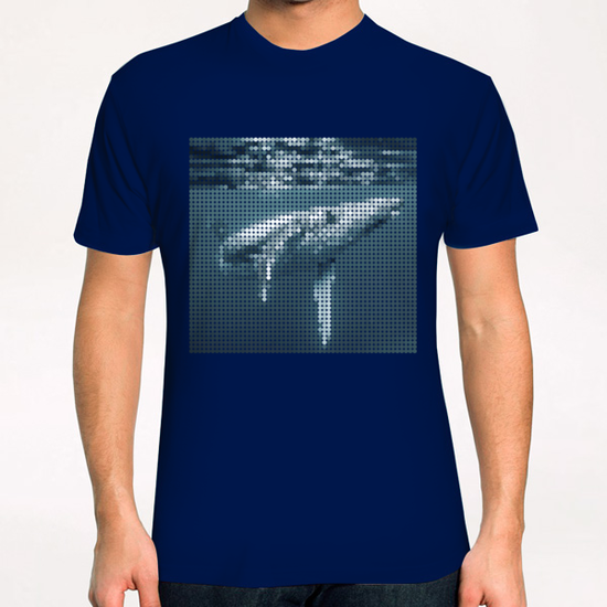 Blue Whale T-Shirt by Vic Storia