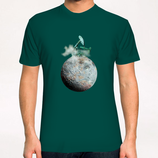 Moon Exploitation T-Shirt by tzigone