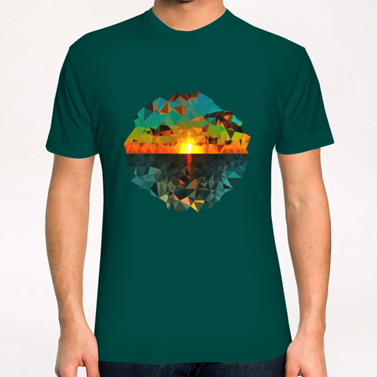 Ocean Sunset T-Shirt by Vic Storia