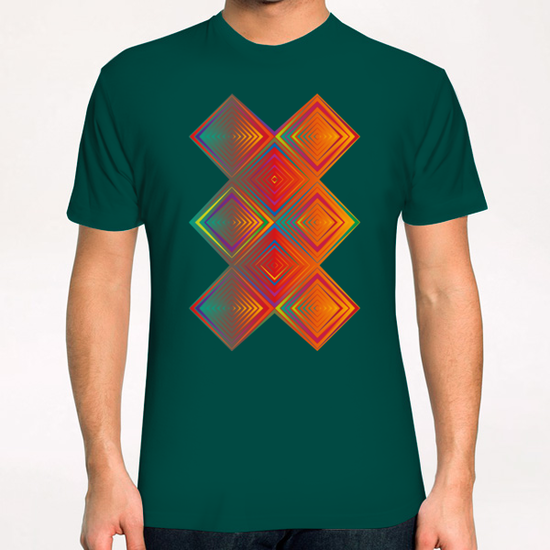 Gradient Squares T-Shirt by Vic Storia