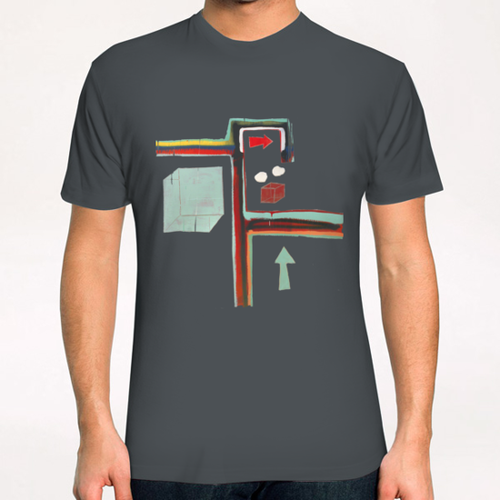 Up and Right T-Shirt by Pierre-Michael Faure
