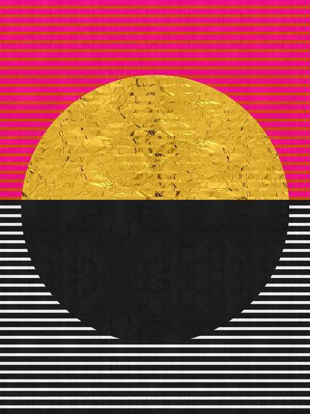 Geometric and golden art by Vitor Costa