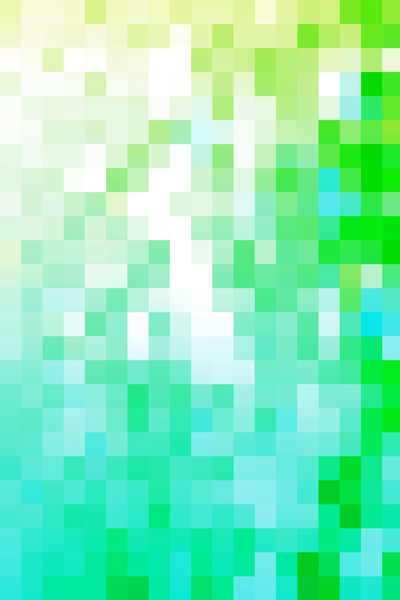 geometric pixel square pattern abstract background in green blue by Timmy333