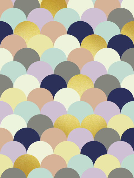 Golden modern art by Vitor Costa