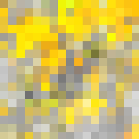 geometric pixel square pattern abstract background in yellow black by Timmy333