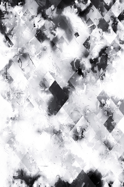graphic design pixel geometric square pattern abstract background in black and white by Timmy333