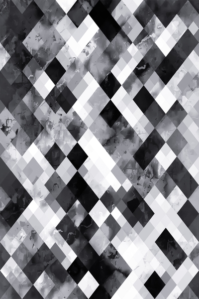graphic design pixel geometric square pattern abstract background in black and white by Timmy333