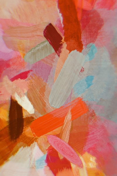 abstract splatter brush stroke painting texture background in orange pink brown by Timmy333