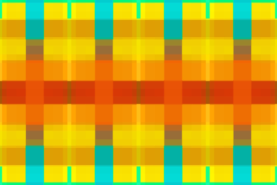 geometric symmetry pixel square pattern abstract background in orange yellow blue by Timmy333