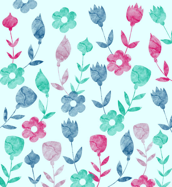 LOVELY FLORAL PATTERN X 0.5 by Amir Faysal
