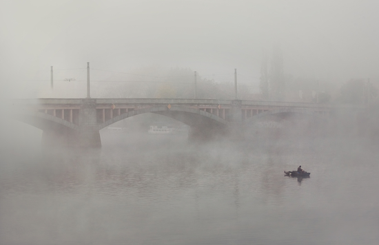 Prague at dawn by Jarek Blaminsky