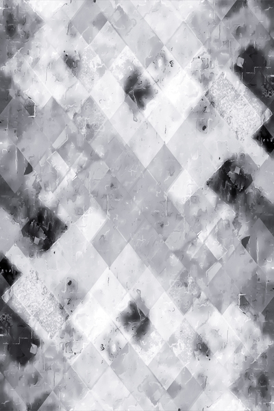 geometric pixel square pattern abstract texture background in black and white by Timmy333