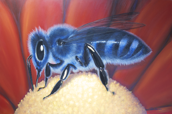 Blue Bee by di-tommaso