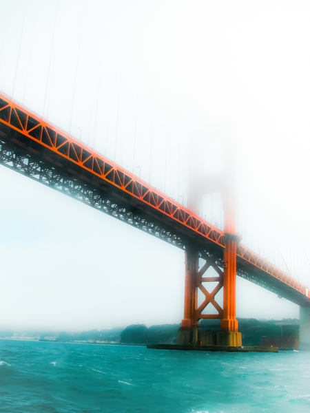 bridge and bay view at Golden Gate Bridge, San Francisco, USA by Timmy333