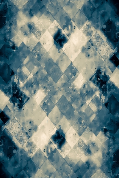 vintage geometric square pixel pattern abstract background in blue by Timmy333