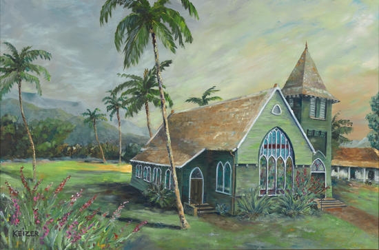 Green Church Hanalei,Kauai by DanKeizer