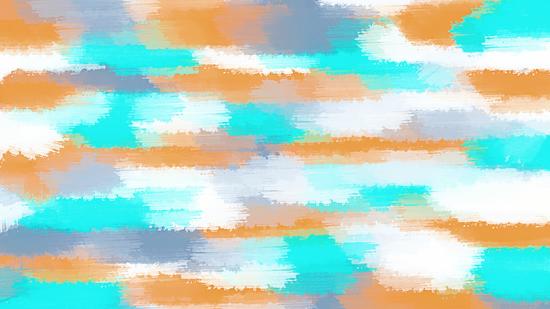 orange and blue painting abstract  by Timmy333