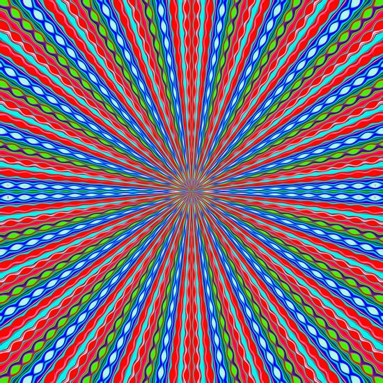 red blue and green line drawing abstract background by Timmy333