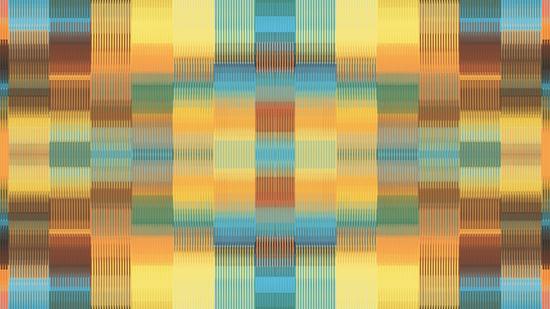 orange blue and brown plaid pattern abstract background by Timmy333