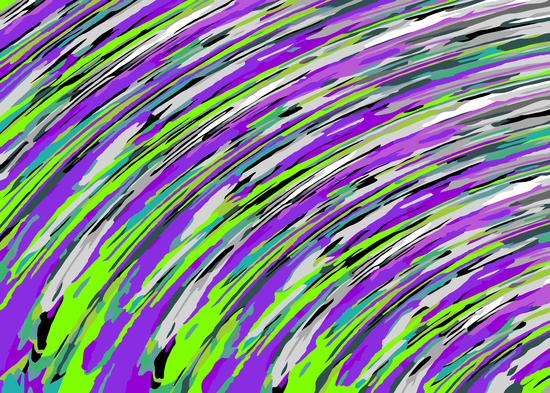 curly line pattern abstract background in purple and green by Timmy333