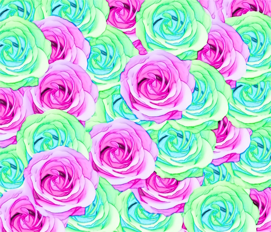 blooming rose texture pattern abstract background in pink and green by Timmy333