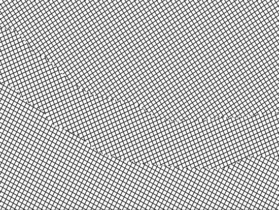 geometric square shape line pattern abstract in black and white by Timmy333