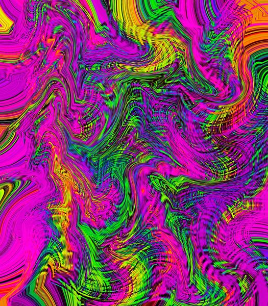 pink blue green orange yellow curly line drawing abstract background by Timmy333