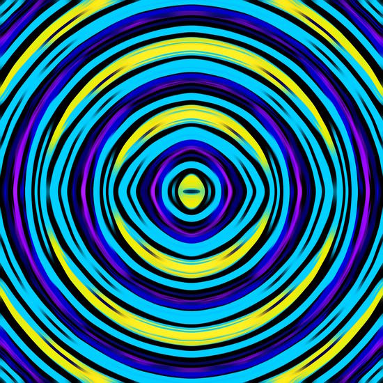 blue pink yellow circle pattern abstract background by Timmy333