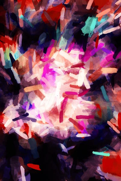 red orange blue purple black abstract painting background by Timmy333