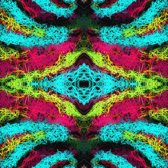 psychedelic graffiti geometric drawing abstract in blue pink yellow by Timmy333
