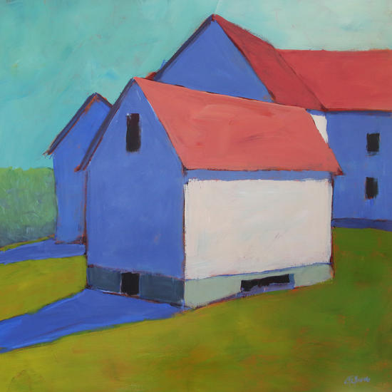 Indigo Shadows by Carol C Young. The Creative Barn