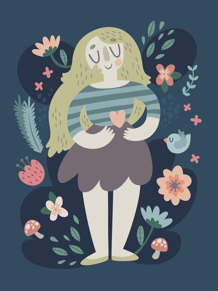 Nature Lady by Claire Jayne Stamper