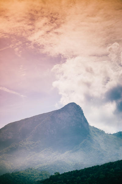 Mountains in the background XV by Salvatore Russolillo